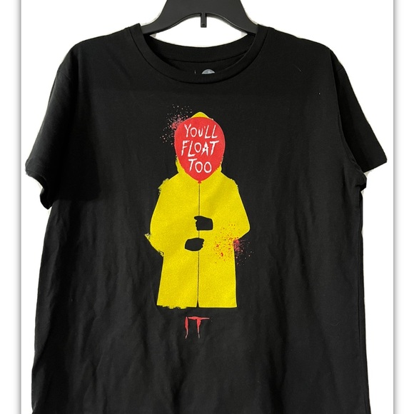 It Movie Women’s Black Shirt Medium “you’ll Float Too”. 50% cotton, 40% - Picture 3 of 15